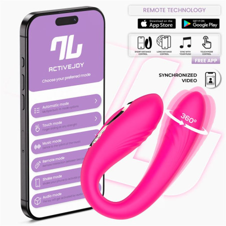 Couty Juguete para Parejas con Oscilacion 360º con APP